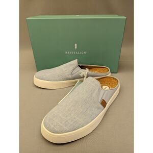 REVITALIGN Esplanade Canvas Slide Women's Shoes, Chambray US7.5